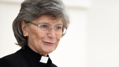 Die Münchner Regionalbischöfin Susanne Breit-Keßler wird in der Lukaskirche aus ihrem Amt verabschiedet.