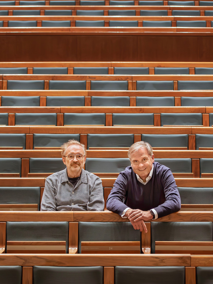 Begegnung Josef Hader und Axel Hacke in Salzburg