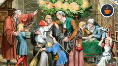 Martin Luther mit Familie unterm Tannenbaum