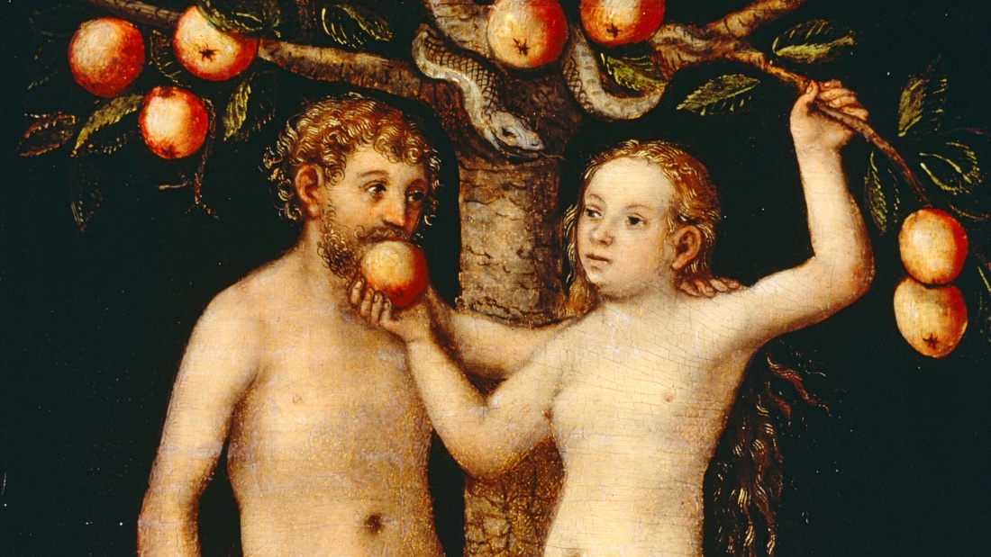 Bild "Adam und Eva" von Lucas Cranach dem Aelteren