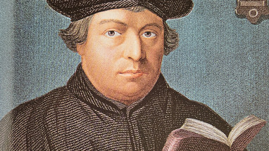 Martin Luther als Illustration aus dem 19. Jahrhundert