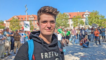 Klimastreik mit Anna-Nicole Heinrich