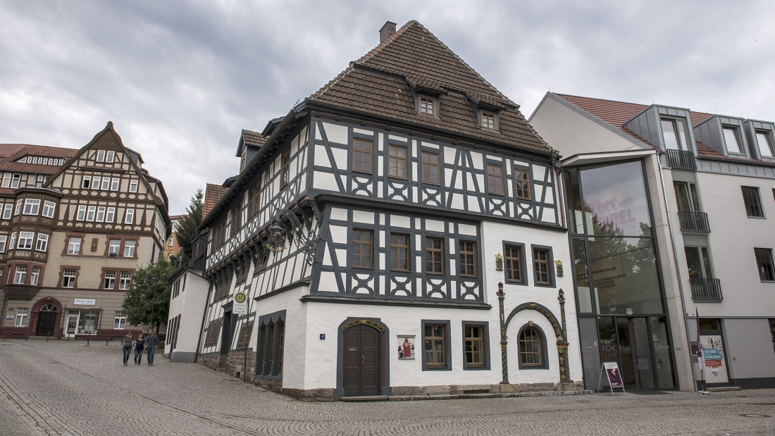 Außenansicht des Lutherhaus in Eisenach