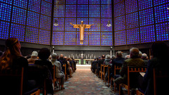 Gottesdienst in der evangelischen Kaiser-Wilhelm-Gedächtnis-Kirche