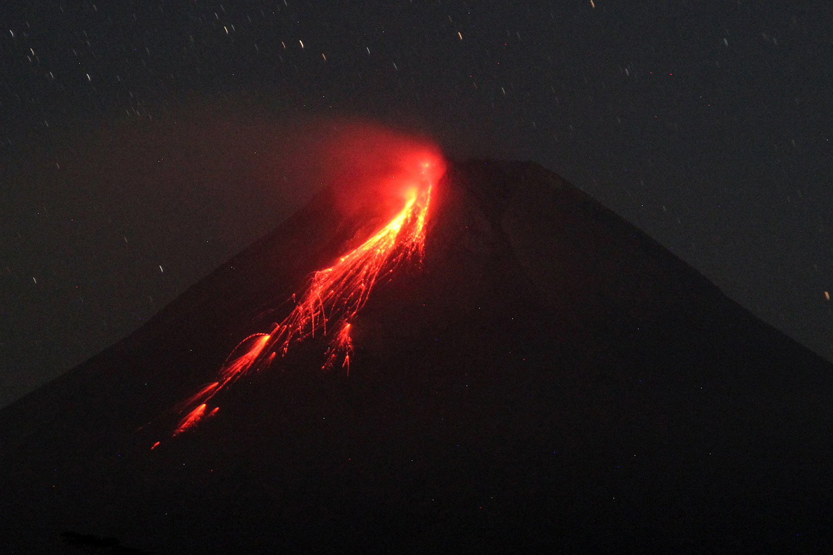 Vulkanausbruch Merapi in Indonesien 12.07.2024