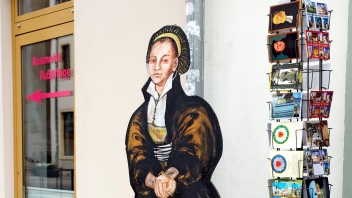 Pappbild von Katharina von Bora