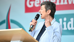 Sylvia Bühler, Bundesvorstandsmitglied der Vereinten Dienstleistungsgewerkschaft (ver.di) 