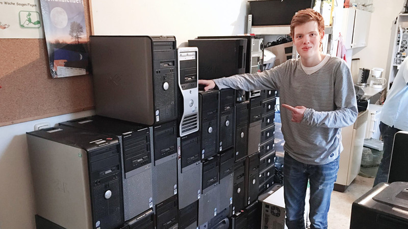 Ein Würzburger Verein macht alte Rechner wieder fit