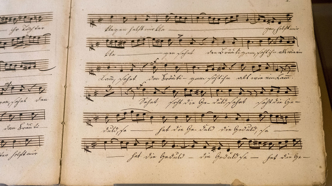 Matthäus Passion (BWV 244), handschriftliche Chorstimme