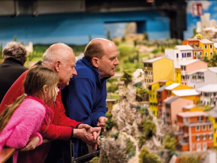 Besucher im Miniatur Wunderland