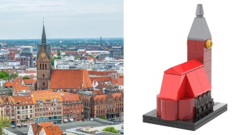Marktkirche Hannover – Foto und Lego-Modell