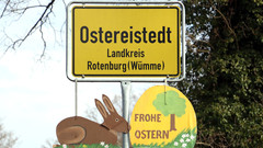 Ortsschild von Ostereistedt