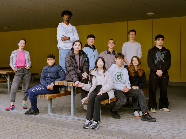 Schüler*innen des Adorno Gymnasiums Frankfurt