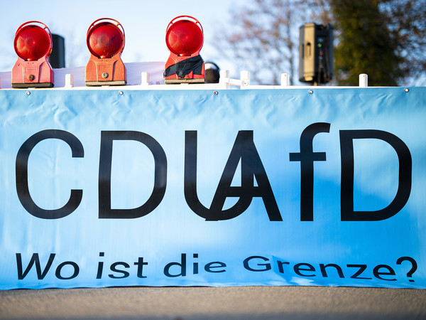 Plakat CDU AfD