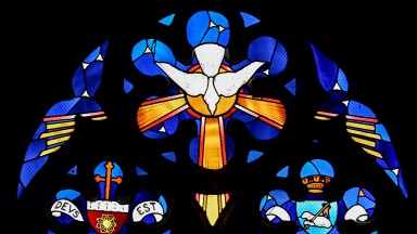 Darstellung einer Taube als Symbol des Heiligen Geistes