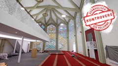 Al-Nour-Moschee in Hamburg-Hornumgebaut aus Kirchengebäude