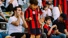 Jubelnde türkische Fans