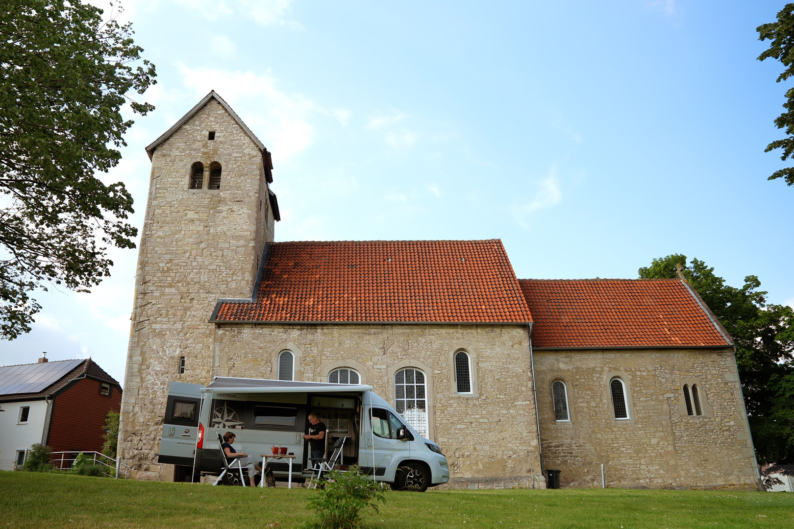 Kirche der Markus-Gemeinde in Evessen am Elm von außen