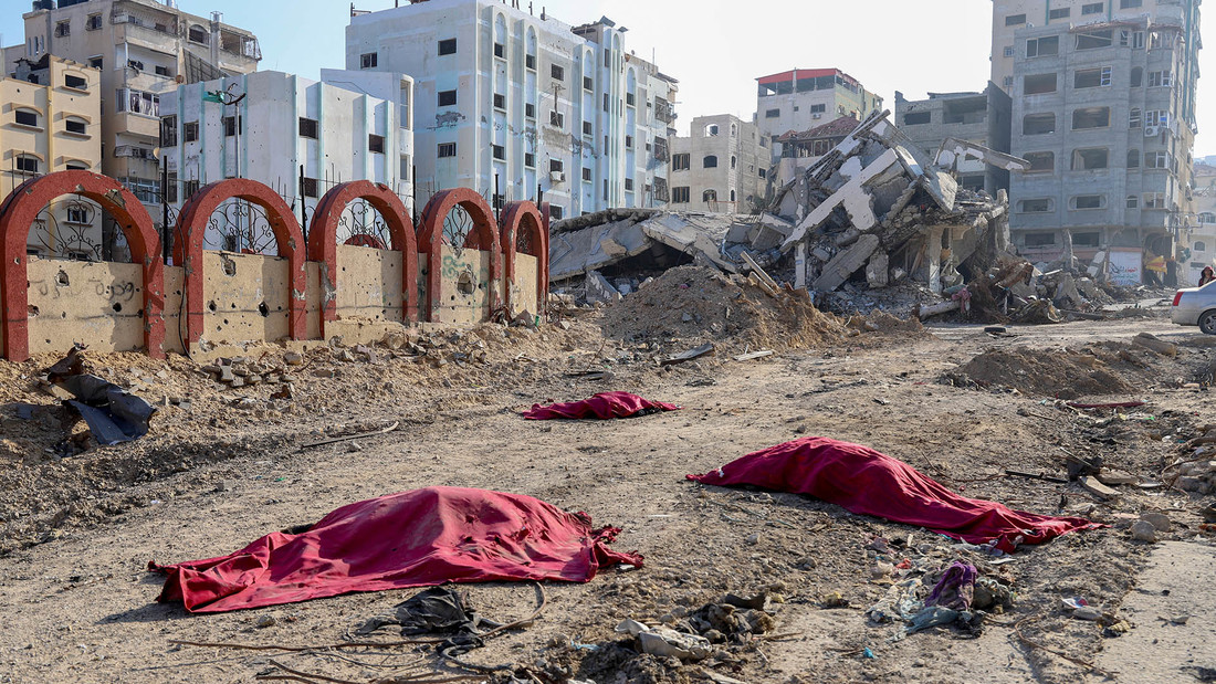 Leichen Gaza-Stadt