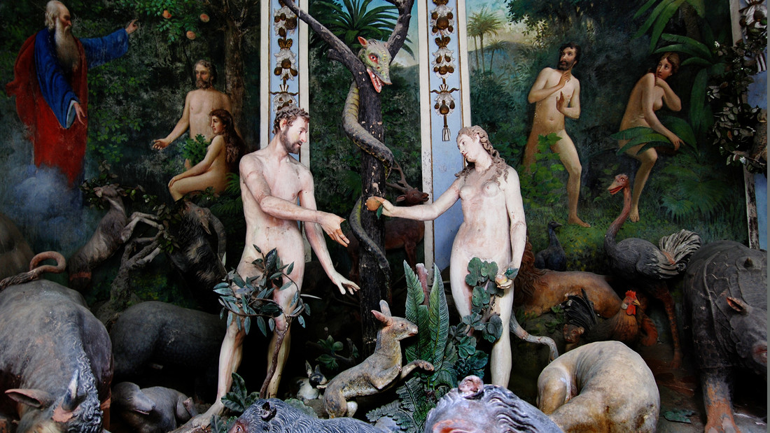 Adam und Eva im Paradis