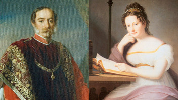 Gemälde von Fürst Karl Egon II. von Fürstenberg und Amalie Christine von Baden