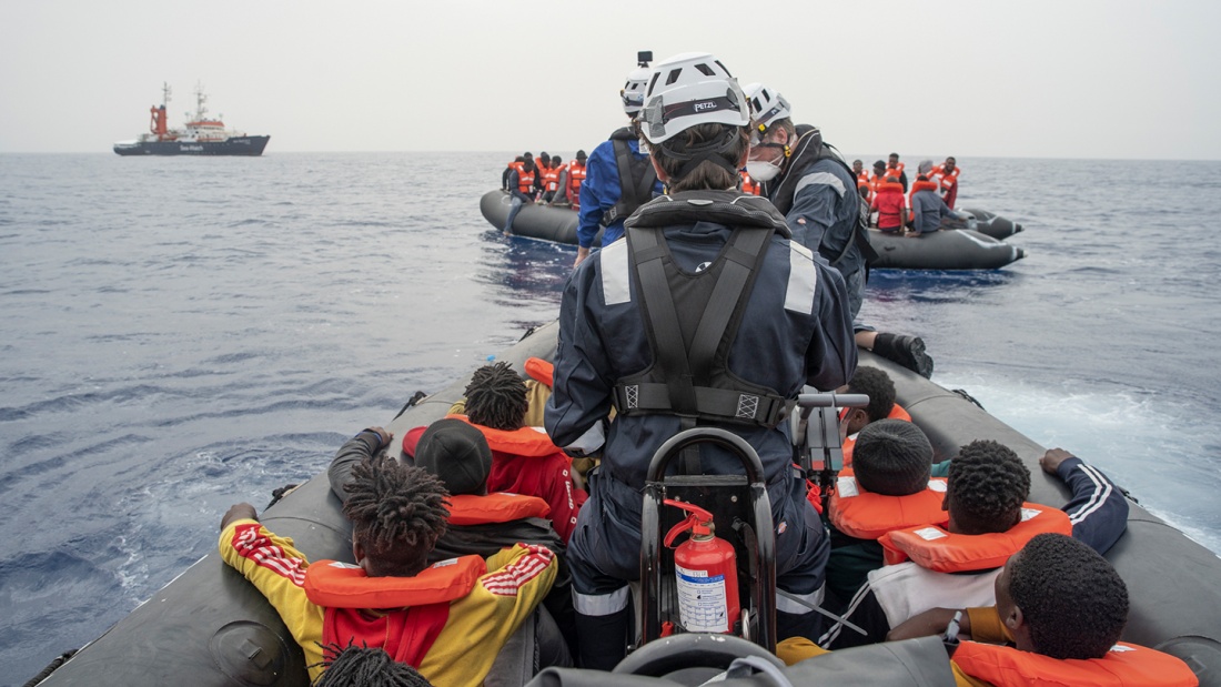 "Sea-Watch 4" rettet Migrenten im Mittelmeer