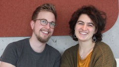 Jonas und Lea, Hosts des Liebesäpfel-Podcasts