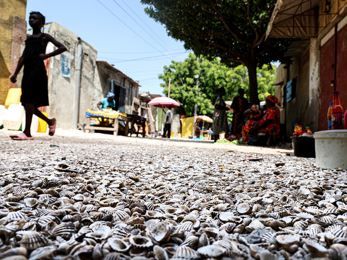 Insel Fadiouth im westafrikanischen Senegal 