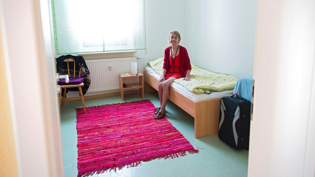 Wanda Stefanowicz in ihrem Zimmer im Haus Lilith