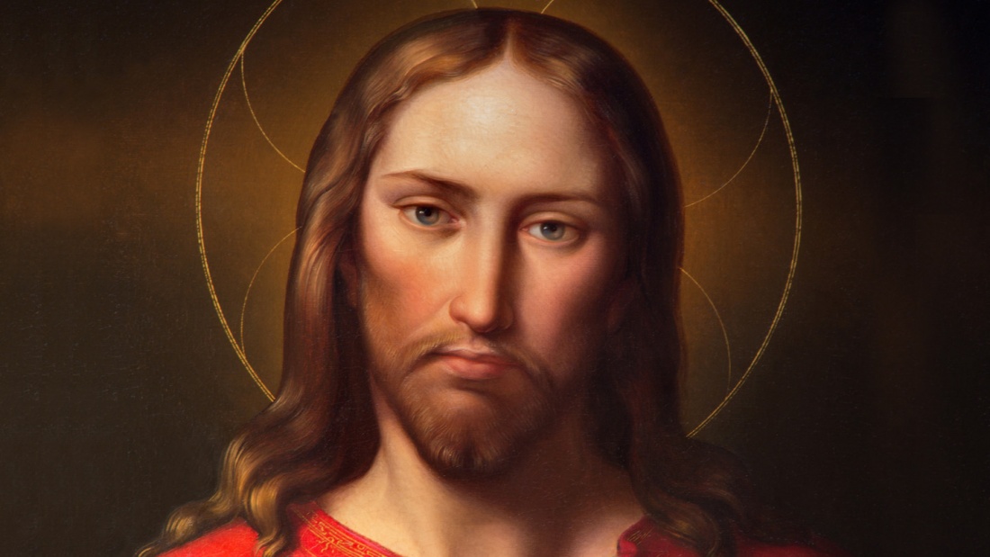 Gemälde von Jesus aus dem 19. Jahrhundert.