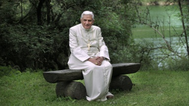 Papst Benedikt XVI. in einer Sommerfrische in den Dolomiten, 2007