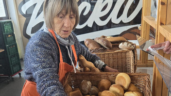 Tafel-Mitarbeiterin Rosie Wirth