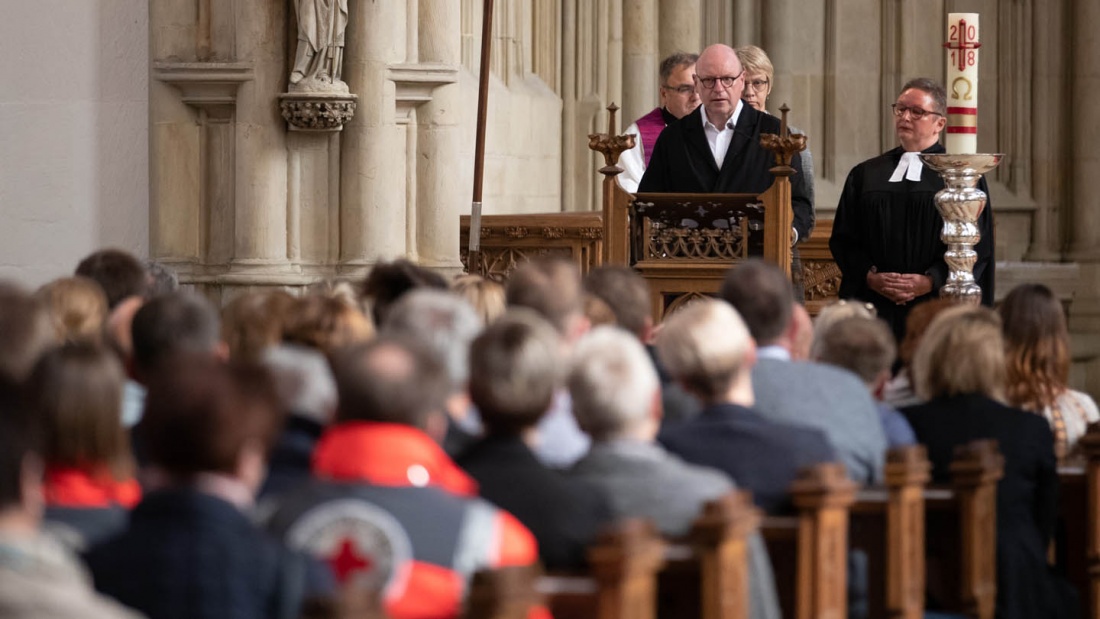  Ökumenischen Gottesdienst zum Gedenken an die Opfer der Amokfahrt von Münster 