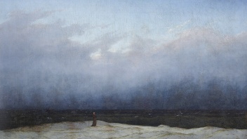 Gemälde Mönch am Meer von Caspar David Friedrich