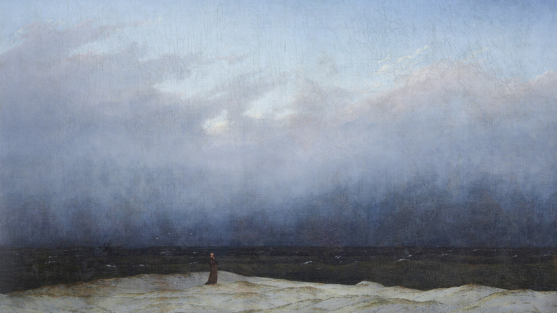 Gemälde Mönch am Meer von Caspar David Friedrich