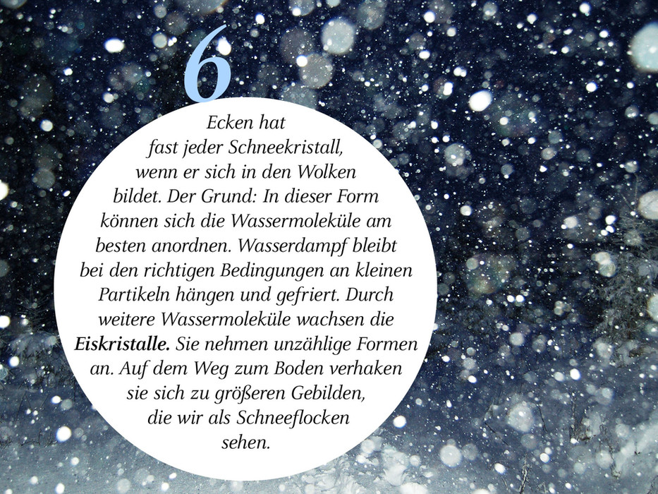 Eiskalte Fakten: 12 Zahlen zum Schnee