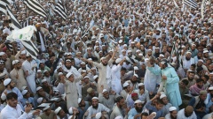 Proteste in Pakistan gegen den Freispruch der pakistanischen Christin Asia Bibi. 