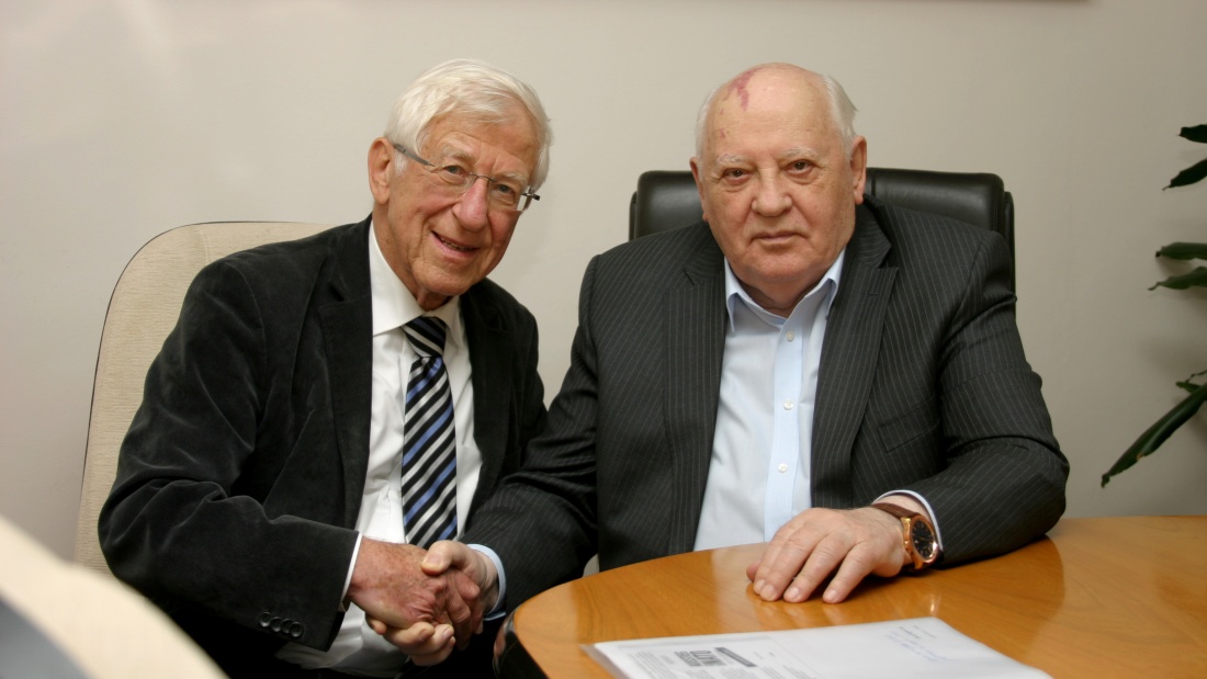 Franz Alt und Michail Gorbatschow