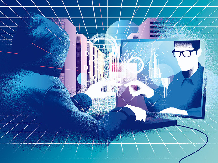 Illustration Cyberkriminalität: Hacker können auch in vermeintlich sichere Systeme eindringen