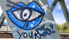 Graffito gegen Hate-Speech
