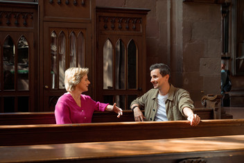 Melanie Wolfers (l.) und Julian Sengelmann