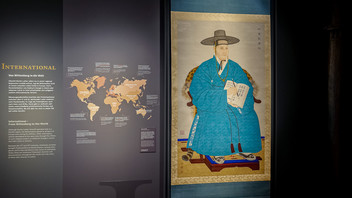 Luther als konfuzianischer Gelehrter in einer Ausstellung der LutherMuseen Wittenberg