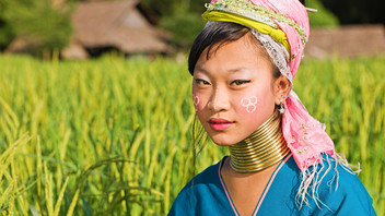 Karen Mädchen in Myanmar