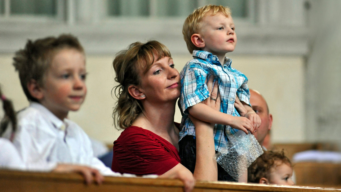 Taufgottesdienst mit Familien