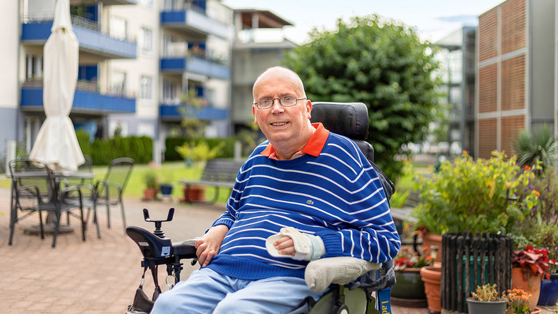 Uwe Schneider, Vorsitzender der Selbsthilfe Körperbehinderter Main Kinzig e.V. in Erlensee