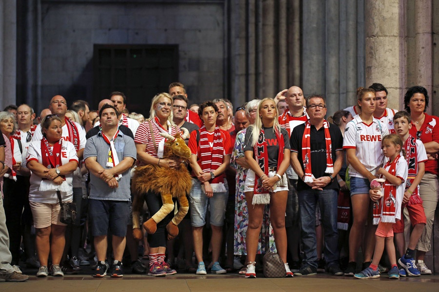 feierlichen Andacht des 1. FC Kön 