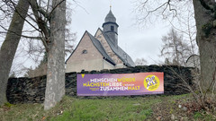 Banner der Kampagne zur Bundestagswahl