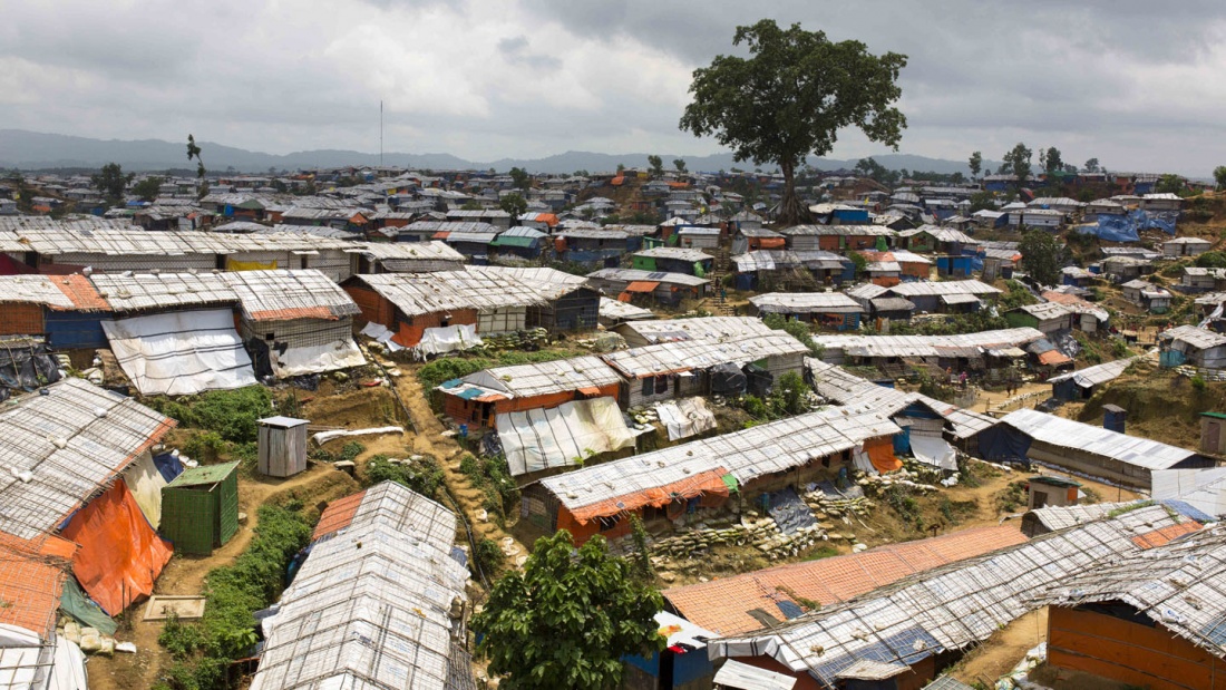 Flüchtlingslager Cox´s Bazar in Bangladesch, in dem Rohingya-Flüchtlinge seit einem Jahr leben.