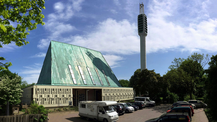 Die Gerhard Uhlhorn Kirche in Hannover, heute befinden sich hier Appartments für Studenten-WGs