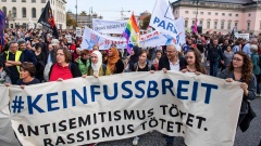 Demonstartion gegen Antisemitismus